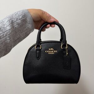Coach Sydney Satchel Black Handbag